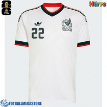 Fotballdrakt Herre Mexico Hirving Lozano #22 Bortedrakt VM 2026 Kortermet